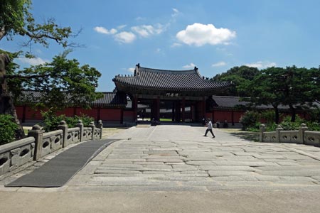 昌徳宮にある韓国最古の橋「錦川橋」