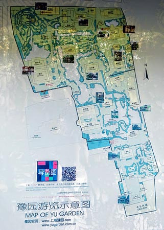 豫園の案内地図