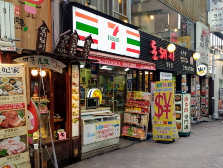 韓国コンビニエンスストアー「7eleven」