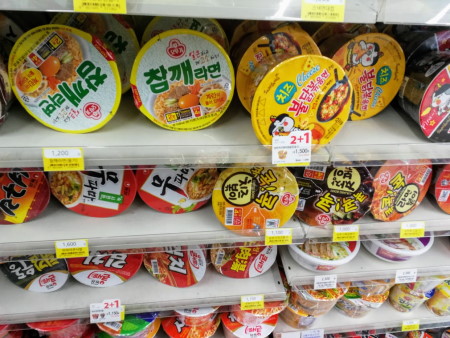 韓国のカップラーメン